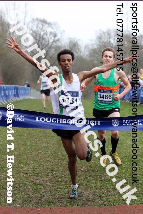 Mens under-17s Inter Counties Cross Country, Prestwold Hall, Loughborough. Photo: David T. Hewitson/Sports for All Pics
